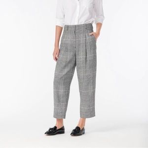 🎉HP 🎉[NWT] J.Crew High-Waisted Houndstooth Wool-blend Pants